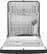 Alt View 1. Amana - 24" Tall Tub Built-In Dishwasher - Black.
