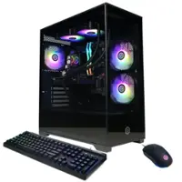 CyberPowerPC - Gamer Supreme Gaming Desktop - Intel Core i9-14900F - 32GB Memory - NVIDIA GeForce RTX 5060 Ti 16GB - 2TB PCIe 4.0 SSD - Black - Front_Zoom