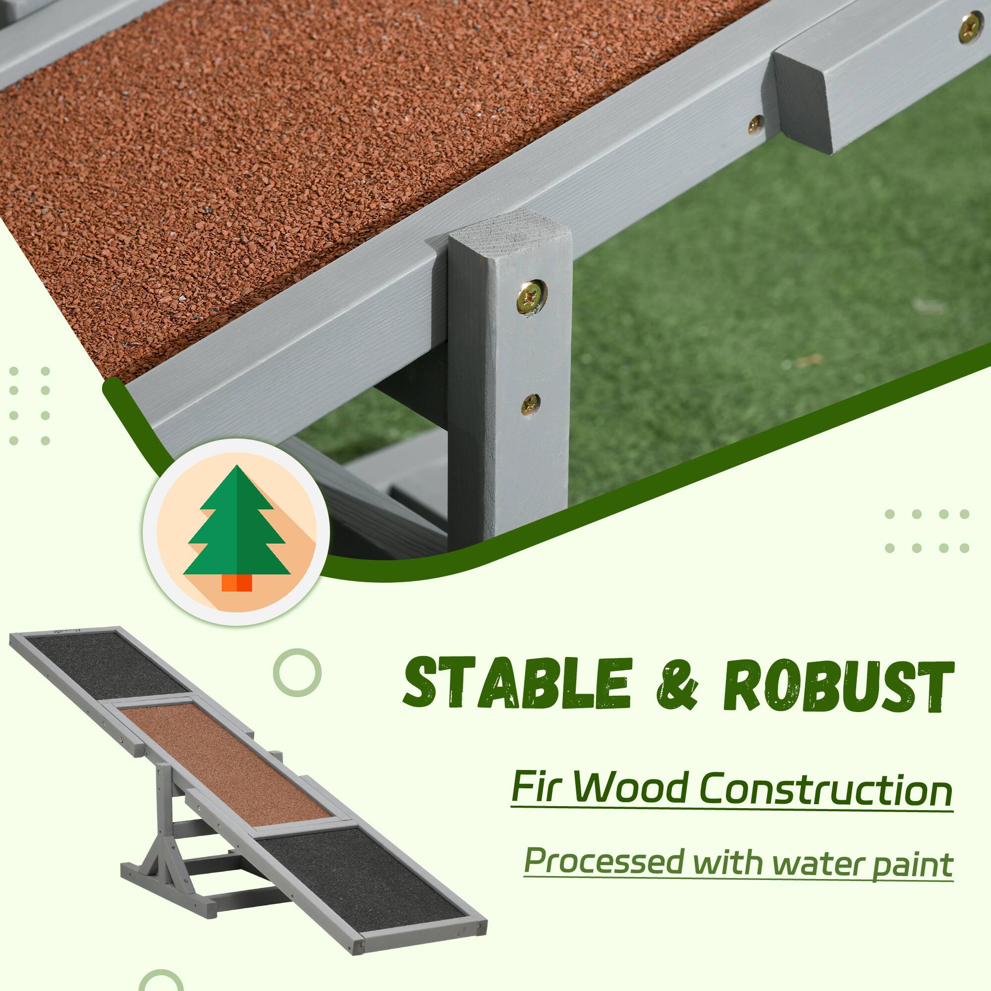 STABLE & ROBUST  
Fir Wood Construction  
Processed with water paint