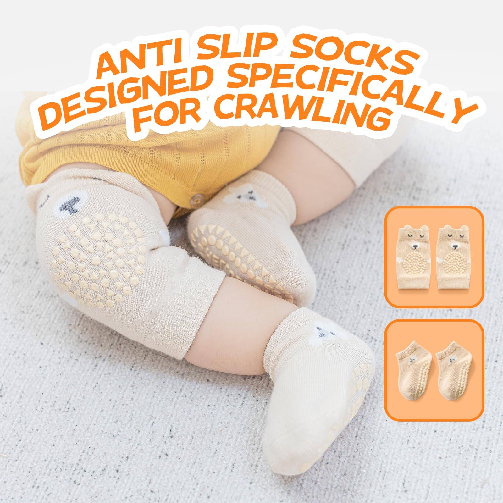 ANTI SLIP SOCKS  
DESIGNED SPECIFICALLY FOR CRAWLING