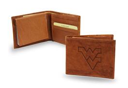 Rico Industries - West Virginia Mountaineer Embossed Leather Billfold Wallet - Multi