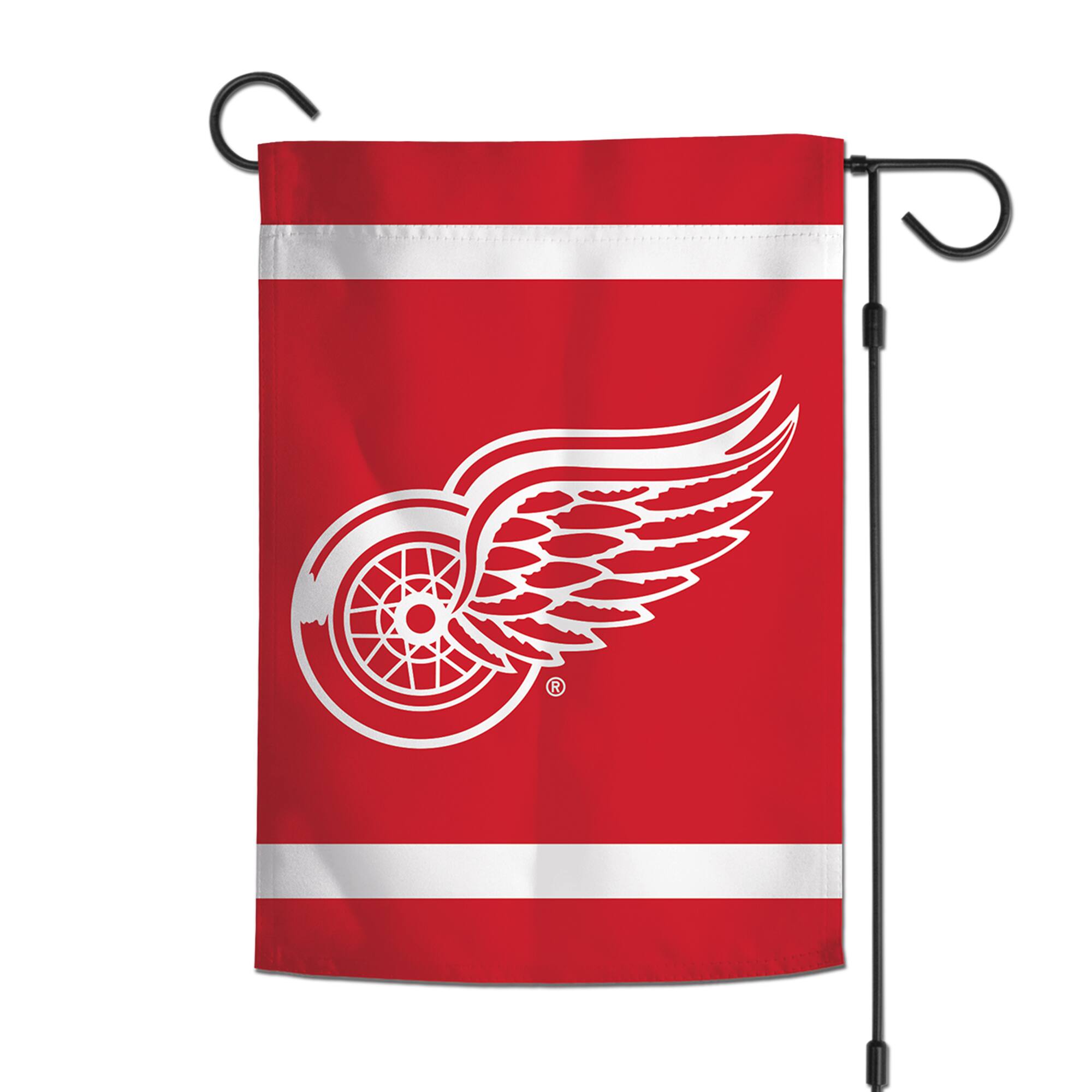 Alt View 1. WinCraft - Detroit Red Wings 12" x 18" Double-Sided Garden Flag - Multicolor.