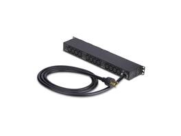 StarTech.com - StarTech 20-Outlet 1U Rackmount PDU, 16x C13 + 4x C19, NEMA L6-30P, 30A/240V, UL-Listed, TAA - Black
