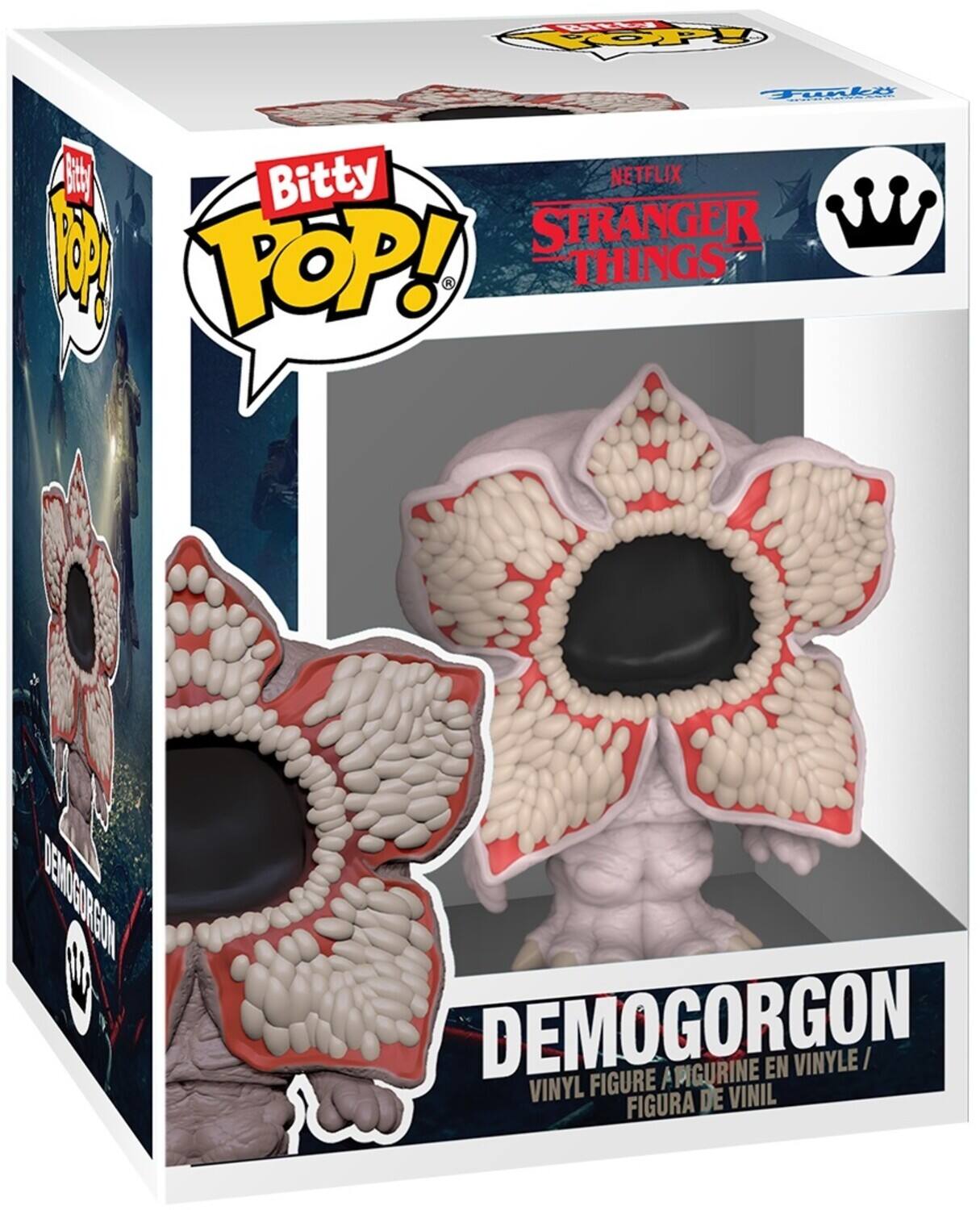 E ROp Fli S Bitty NETFLIX STRANGER w R FOP! a THINGS DEMOSORGON  W DEMOGORGON FIGURE A PIGURINE EN VINYLE/ VINYL DE VINIL FIGURA
