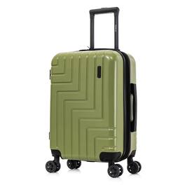 DUKAP - Zahav Lightweight Hardside Spinner Luggage 20" Carry-On - Green