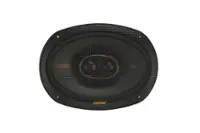 KICKER - KS Series 6" x 9" 2-Way Car Speakers with Polypropylene Cones (Pair) - Black - Front_Zoom