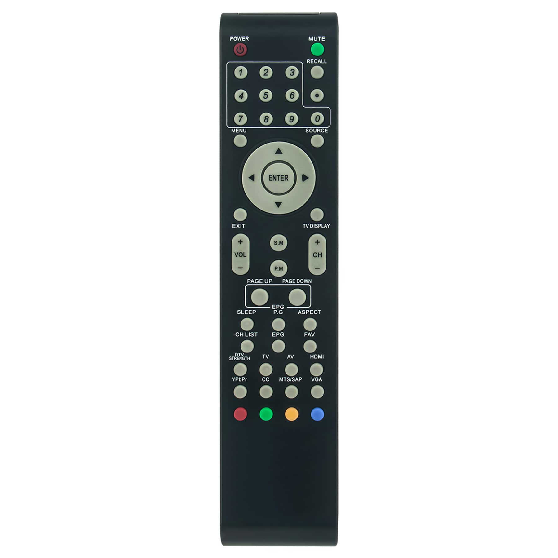 ALLIMITY - EN-3391W02 Replacement Remote, Fit for Hisense TV EN-3391W02 EN3391W02 - Black