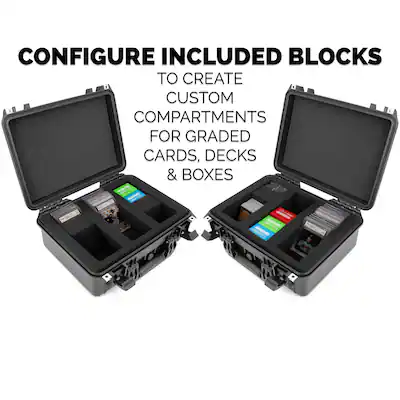Casematix Graded Card Case Pro Edition Fits 100 BGS PSA Graded Sports Trading Cards - Case Only Casematix Graded Card Case Pro Edition Fits 100 BGS PSA Graded Sports Trading Cards - Case Only