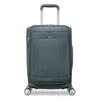 Samsonite - Silhouette 24" Expandable carry on Spinner Suitcase - Slate Blue - Front_Zoom