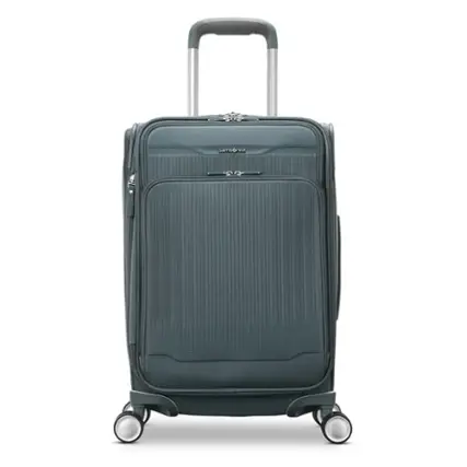 Samsonite - Silhouette 24" Expandable carry on Spinner Suitcase - Slate Blue