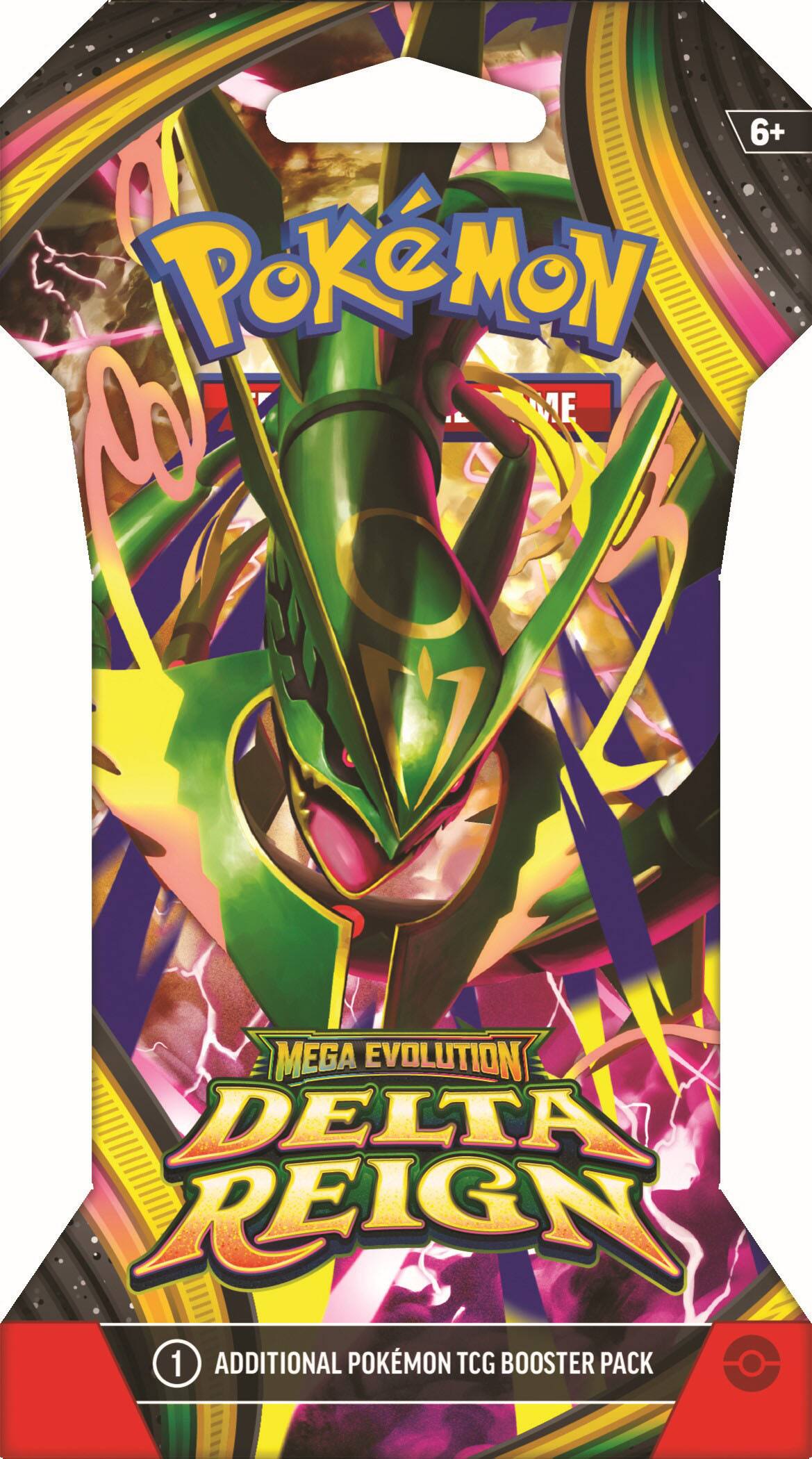 6+ Pokémon  
Mega Evolution Delta Reign  
1 Additional Pokémon TCG Booster Pack