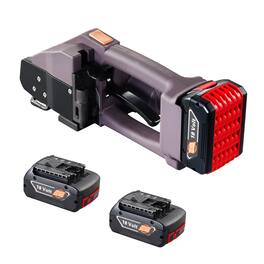 VEVOR - Electric Strapping Machine, for 0.39"-0.75" PP PET Straps, Portable Electric Banding Tool with Digital Display - Purple + Red