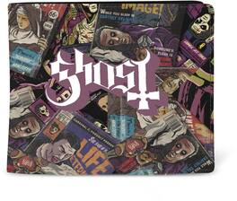 PopMarket - Ghost - Rocksax - Ghost - Magazines Logo - Wallet With Coin Pocket (Black) - Multicolor