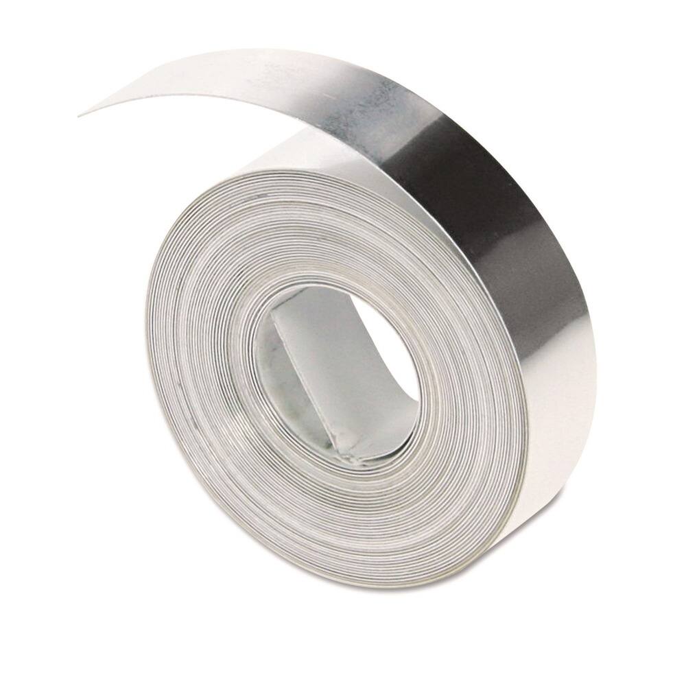 Front. DYMO - DYMO 31000 Rhino 0.5 in. x 16 ft. Metal Label Non-Adhesive Tape - Aluminum (1-Roll) - Aluminum.