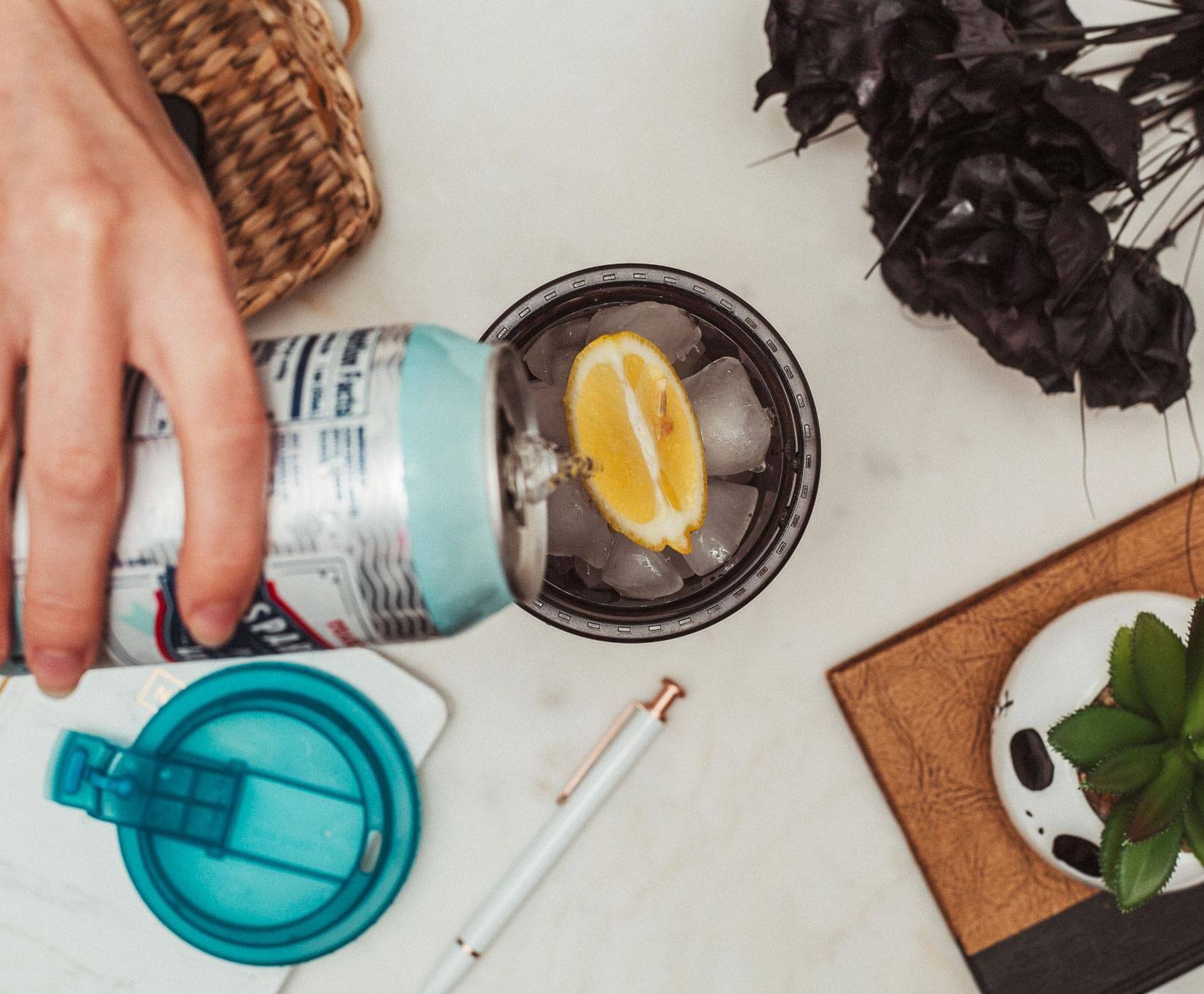 Alt View 2. Disney - Disney The Nightmare Before Christmas Jack Sugar Skull Plastic Travel Tumbler - Black.