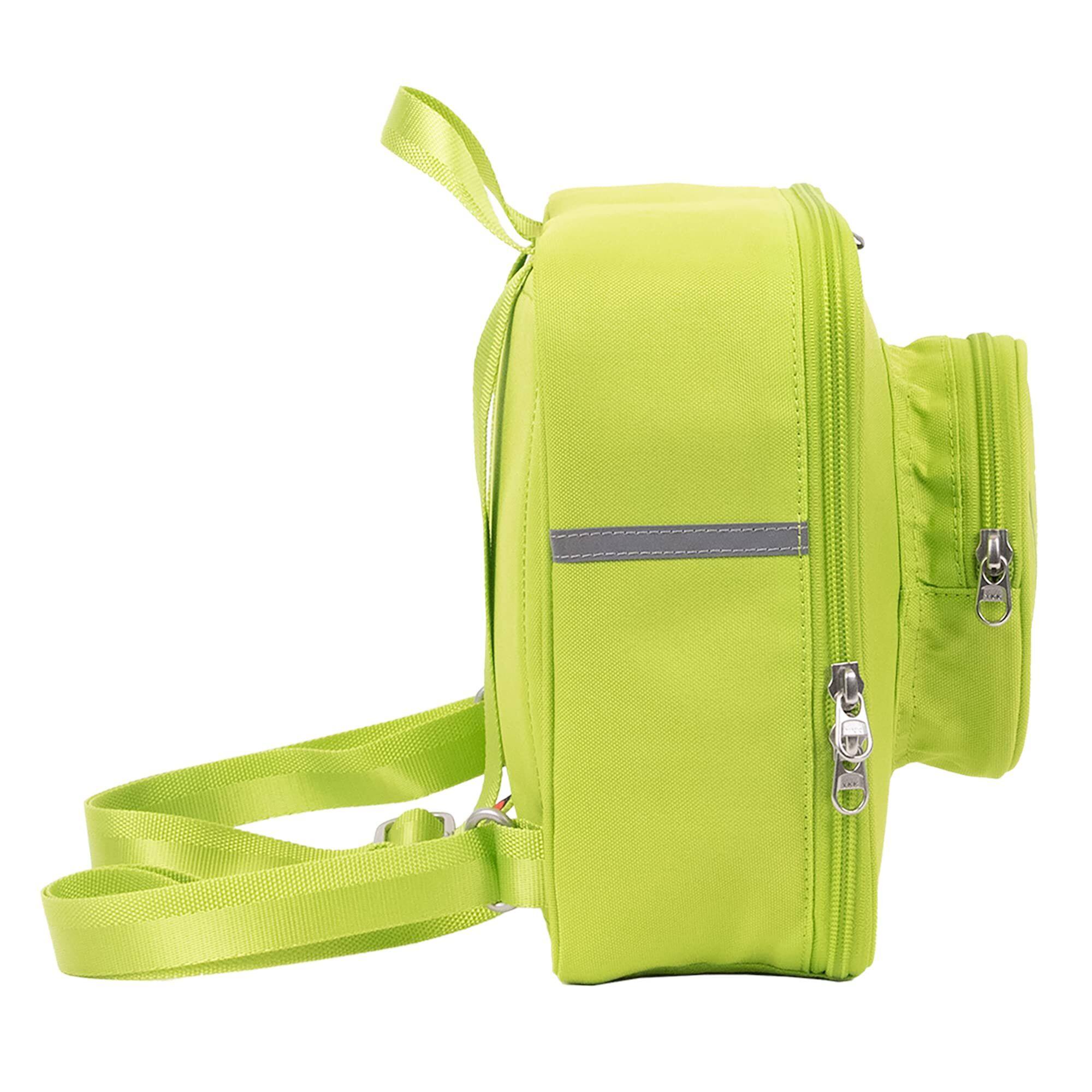 Left. LEGO - LEGO Small Brick Backpack - Lime.