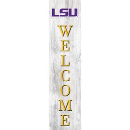 Fan Creations - LSU Tigers 48'' Welcome Leaner - Multicolor