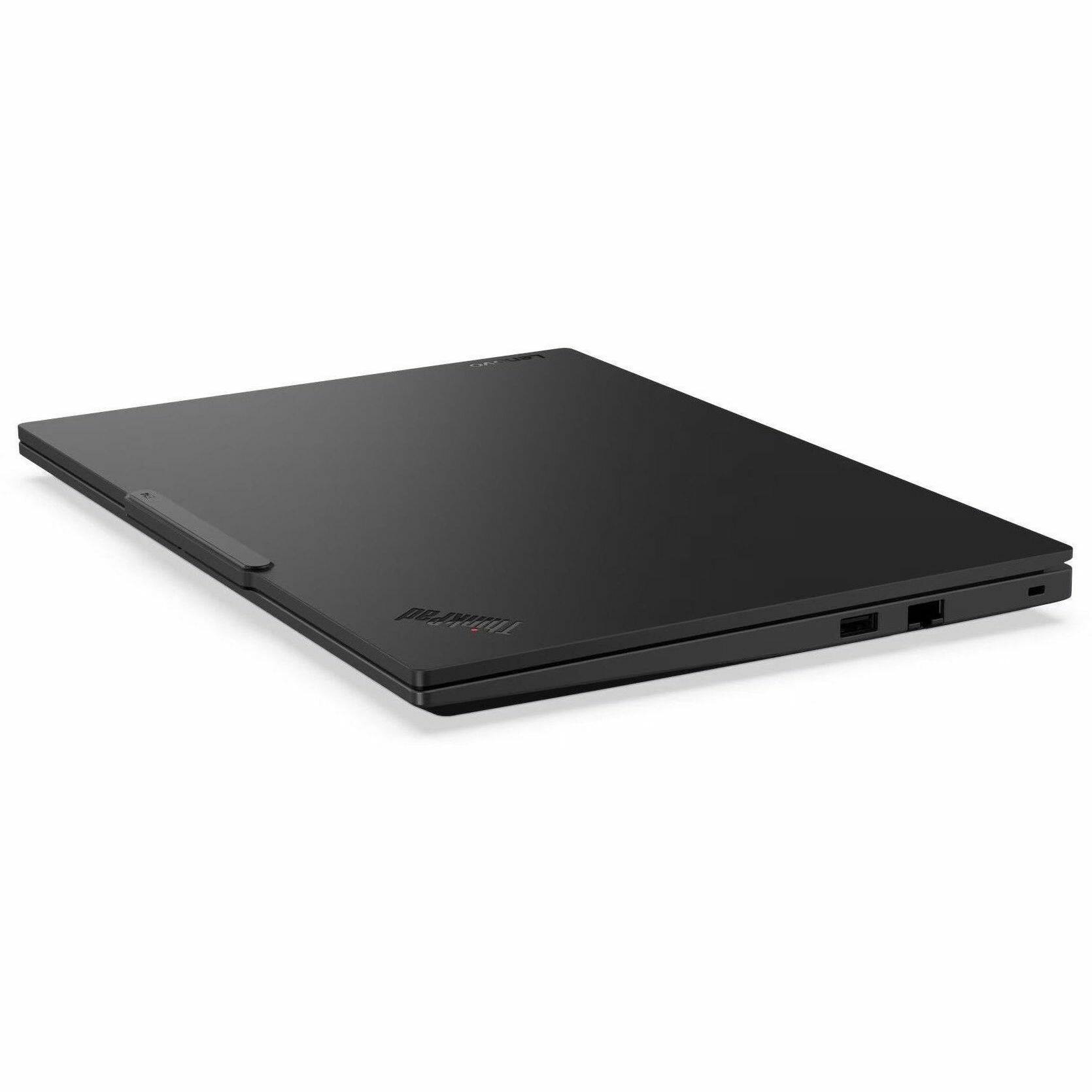 Alt View 6. Lenovo - E14 AMD G7 3.30 GHz W11P64 16.0GB 512GB PCIe 14 - ThinkPad E14 AMD G7, AMD Ryzen™ 7 250 (3.30GHz, 16MB), 14" WUXGA - Eclipse Black.