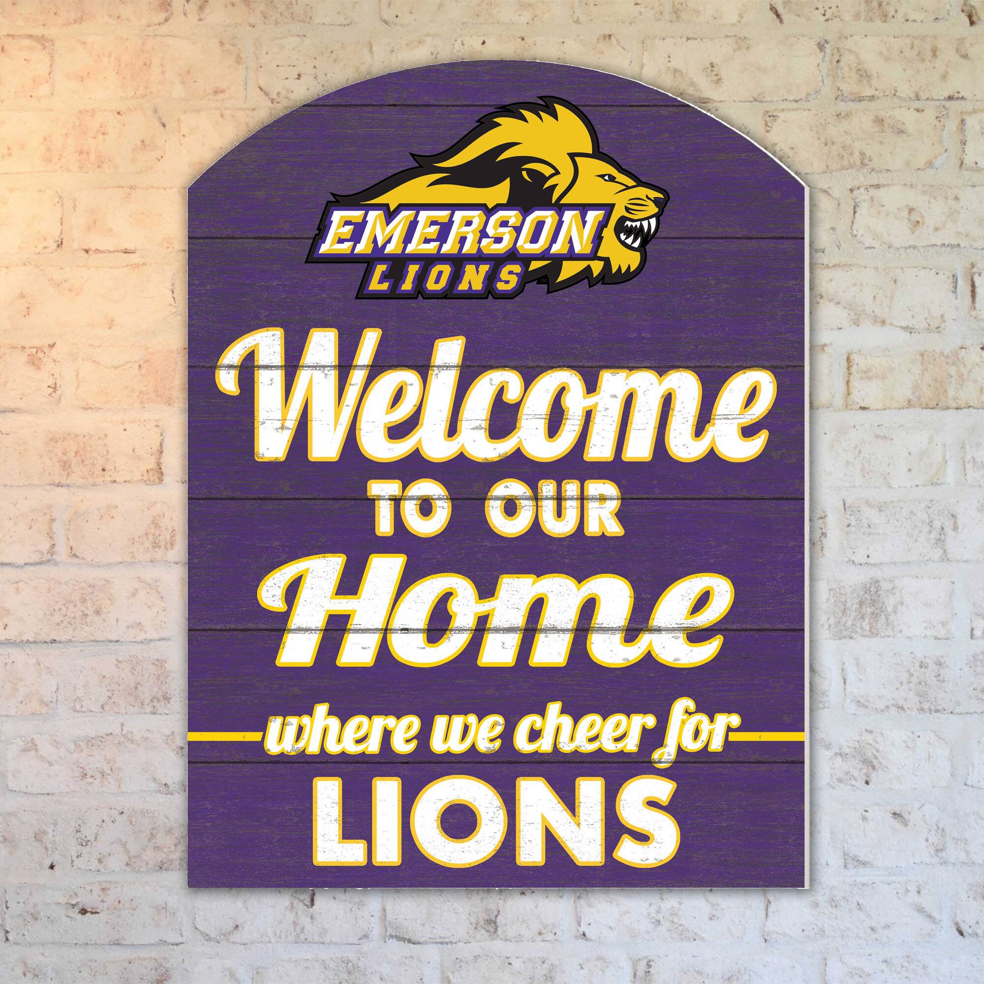 EMERSON LIONS  
Welcome to our Home  
where we cheer for LIONS