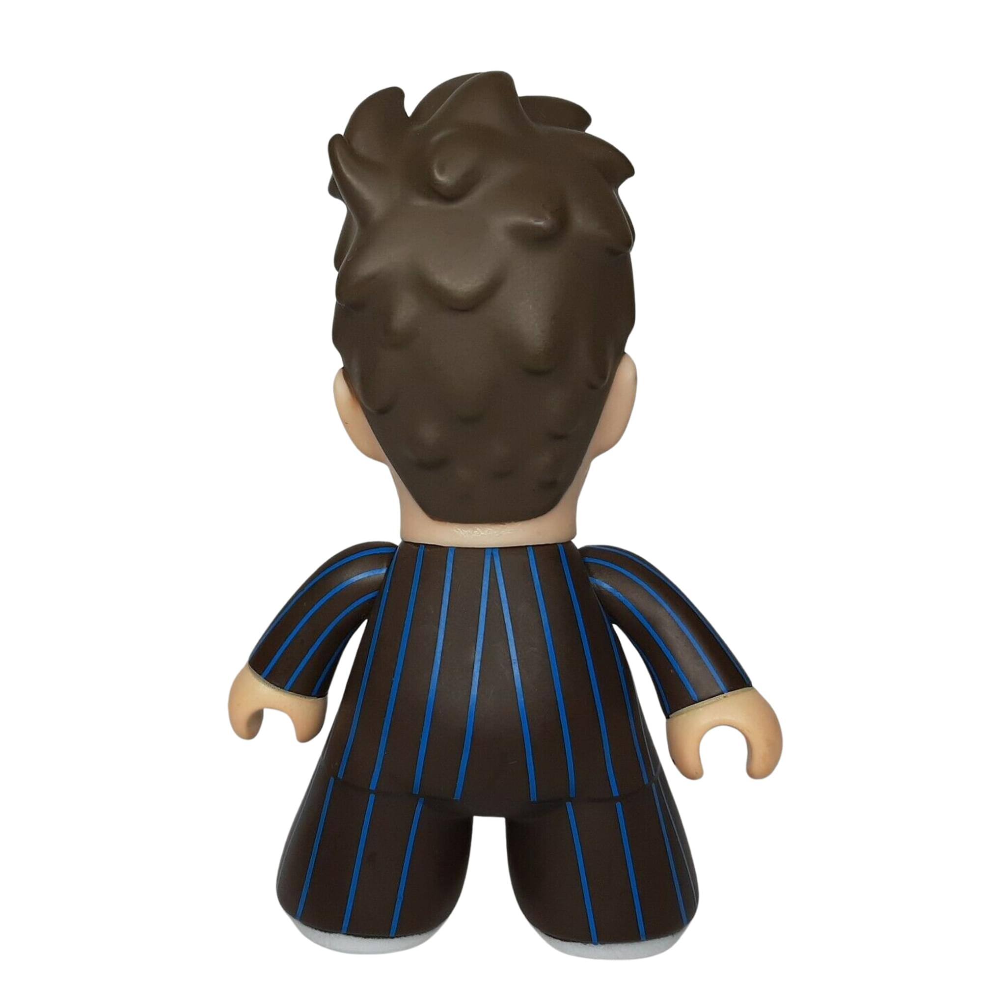 Alt View 2. BBC - Doctor Who Titan 10th Doctor with Brown Pinstripe Suit 4.5" Vinyl Figure - Brown.