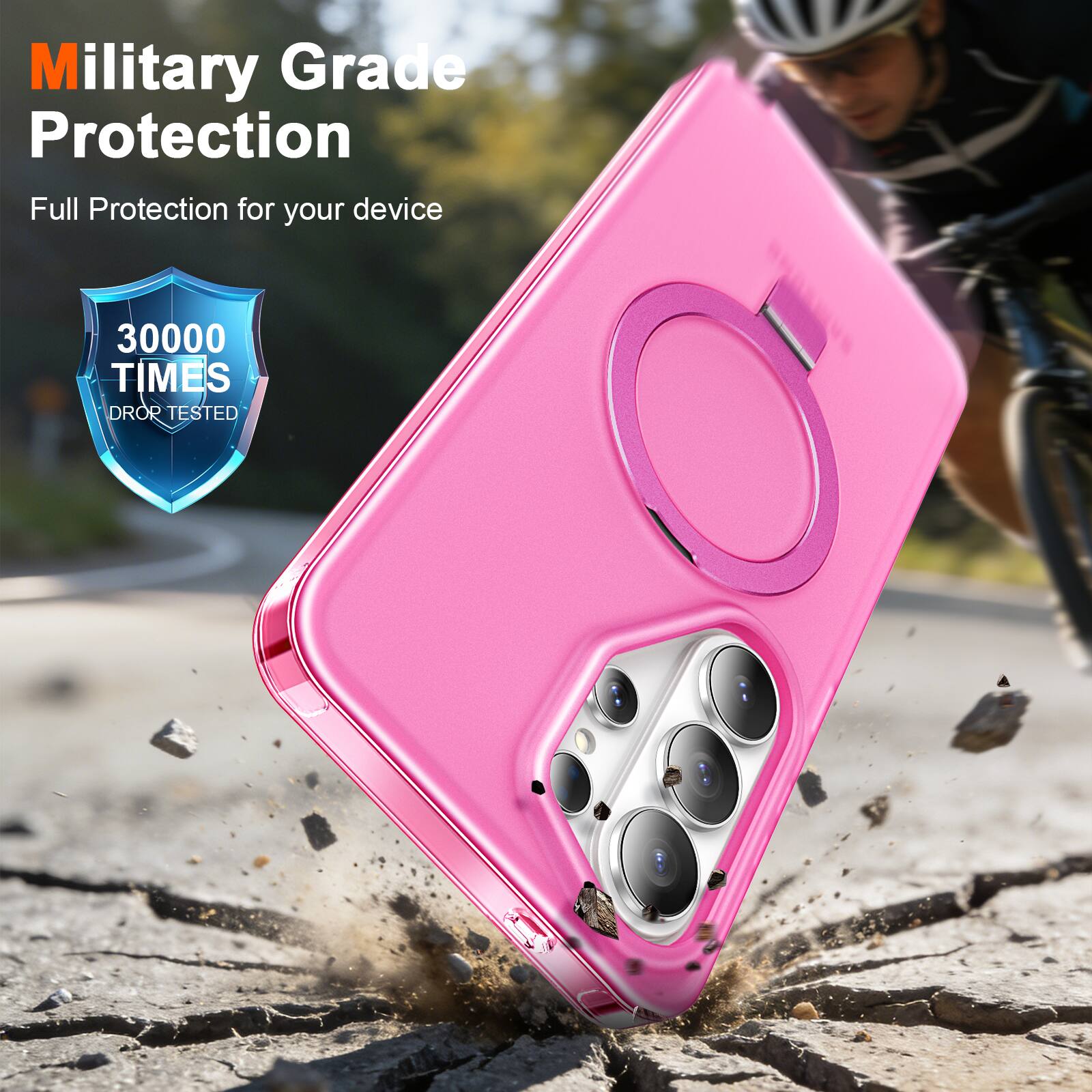 Military Grade Protection  
Full Protection for your device  
30000 TIMES DROP TESTED