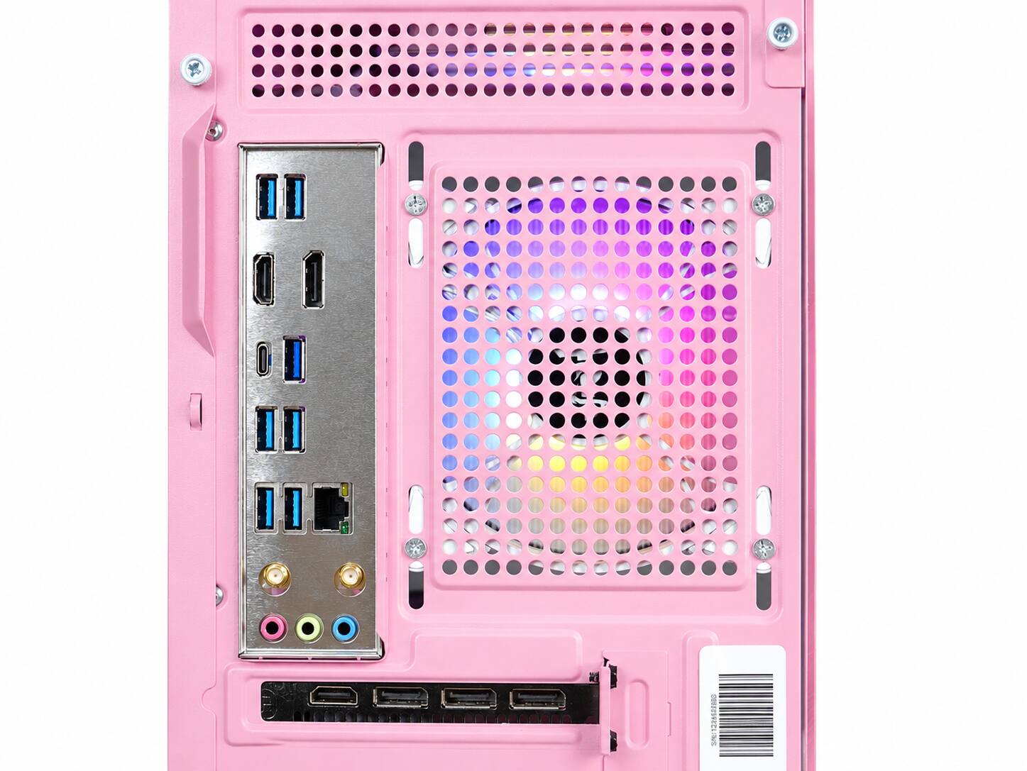 Alt View 3. ViprTech - ViprTech Stryker 2.0 Gaming PC - AMD Ryzen 7, AMD RX 580 8GB, 32GB DDR4, 1TB SSD, Desktop Computer, Icon Pink - Icon Pink.
