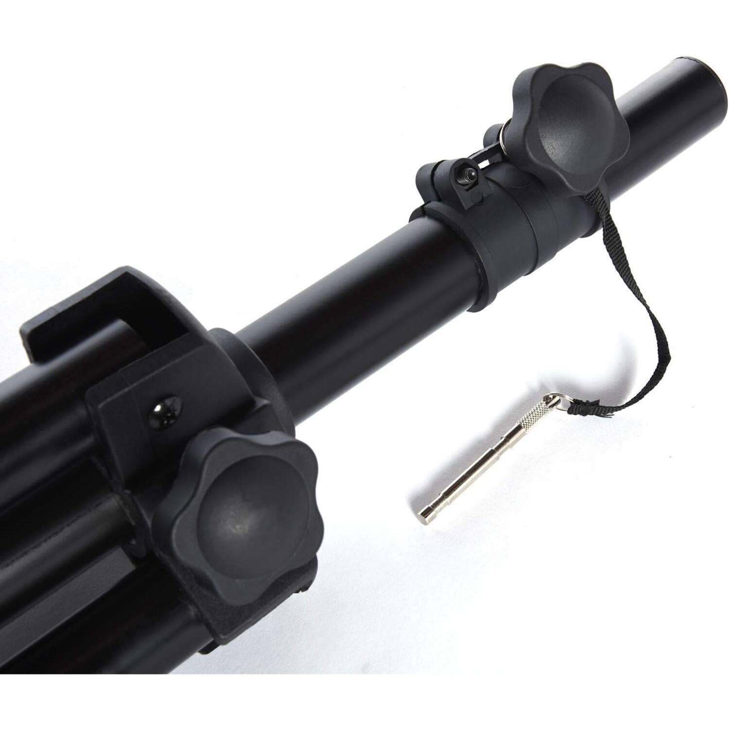 Alt View 2. Lyxpro - PA Speaker Stand, Heavy Duty PA Speaker Tripod with 4’ to 6’ Adjustable Height & Bag - Black.