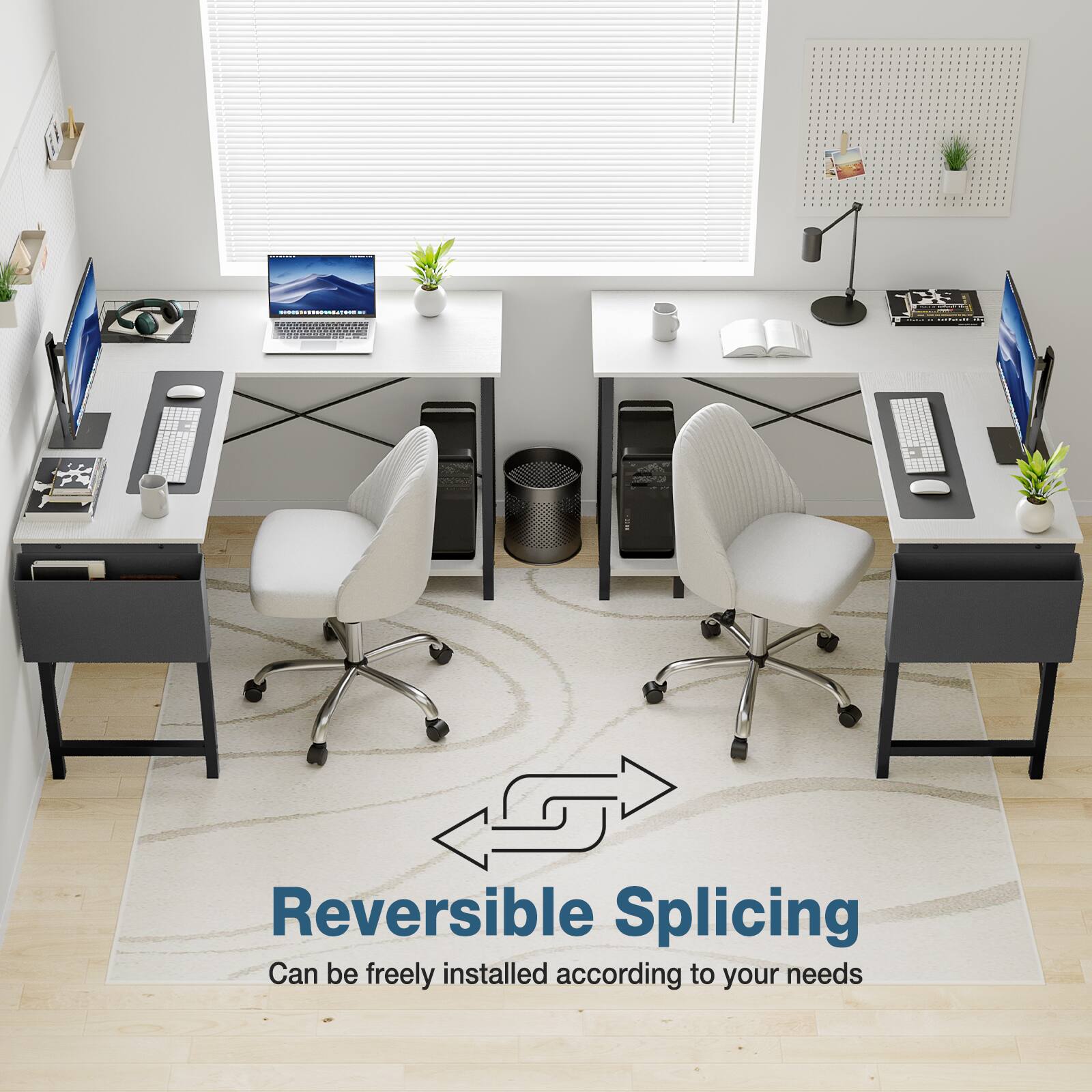 Reversible Splicing  
Can be freely installed according to your needs