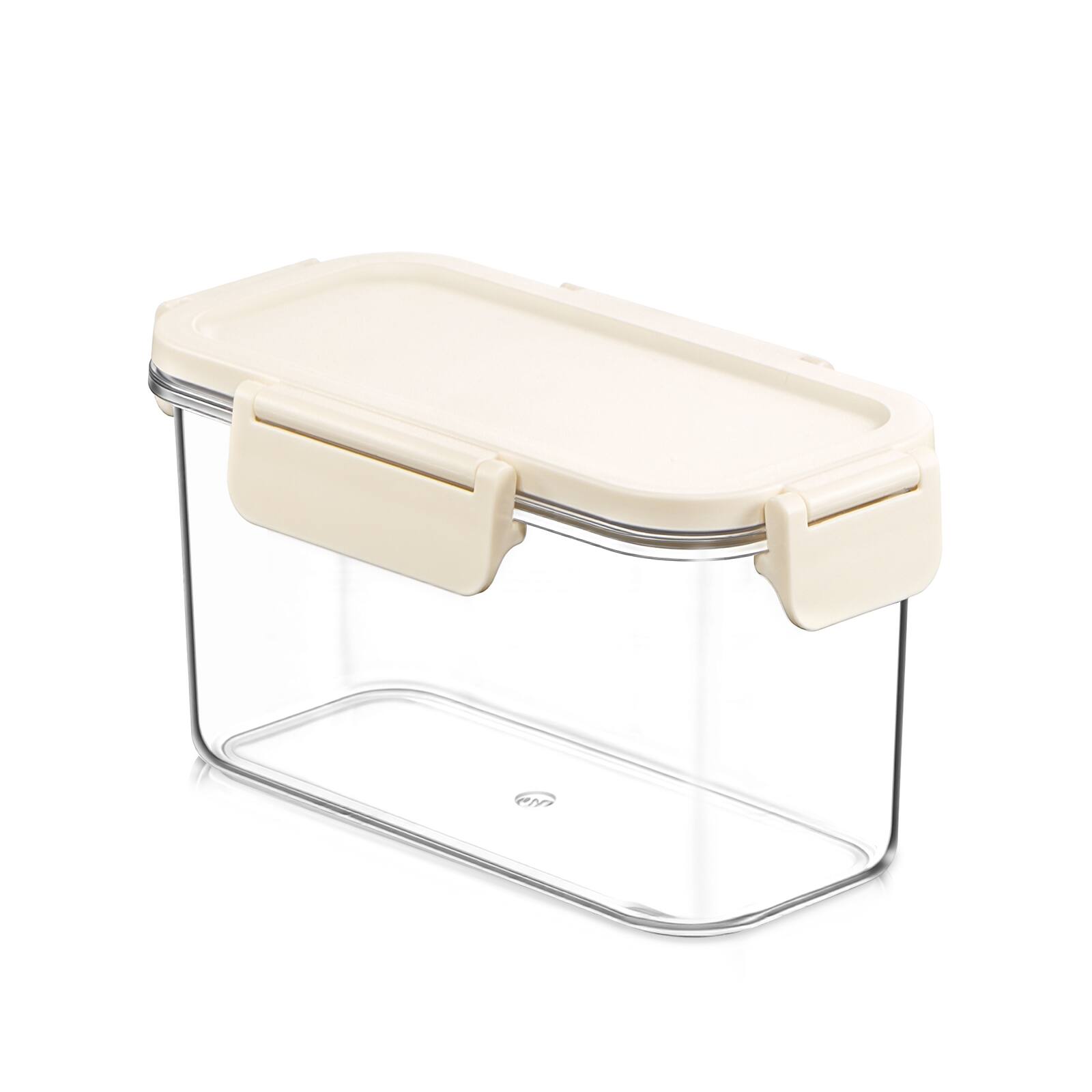 Angle. Sorbus - Sorbus Airtight Food Storage Container- Clear Stackable Pantry Canister with Secure Lid for Rice, Cereal, Flour, Pasta - Clear.