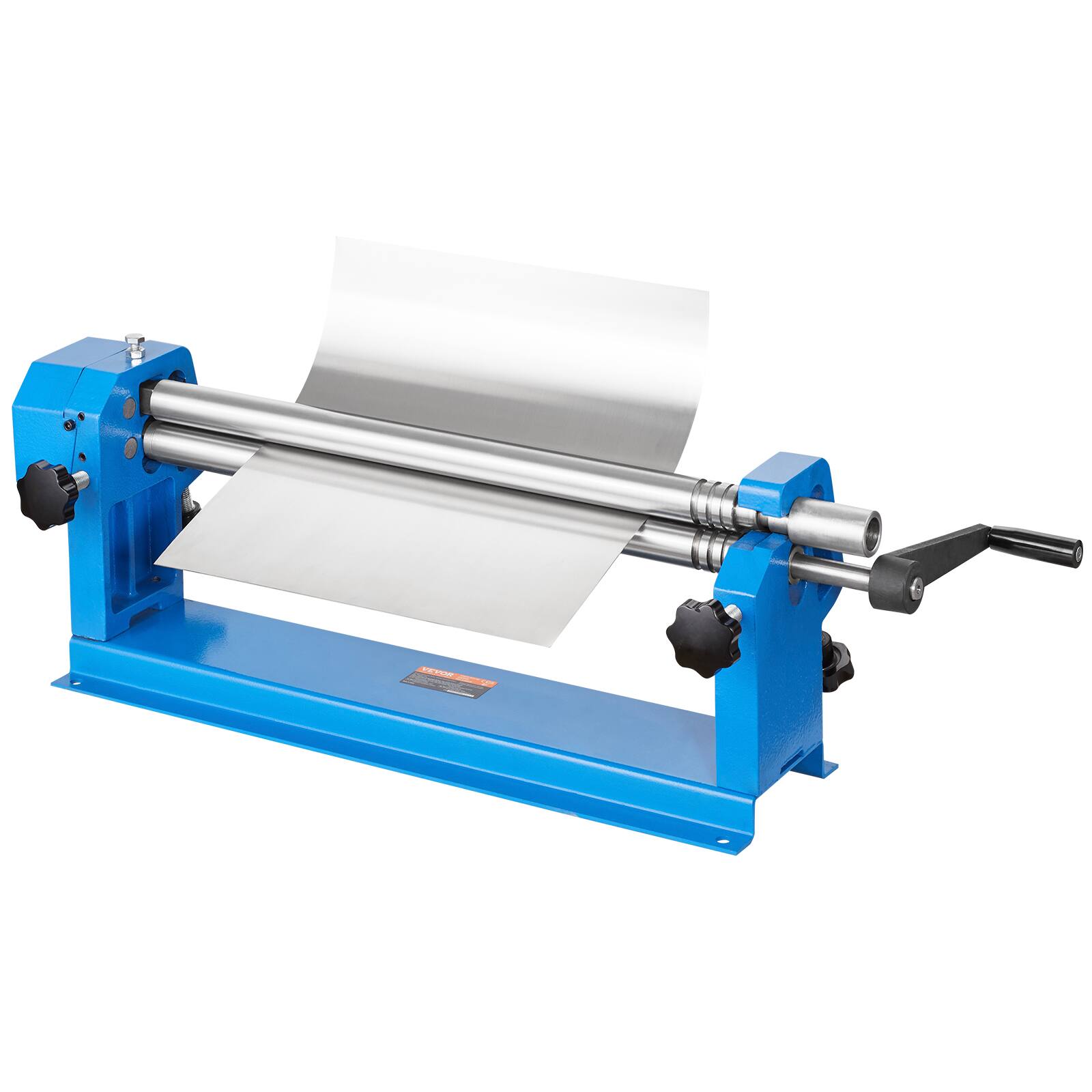 VEVOR - Slip Roll Machine, 24 inches Forming Width in 16 Gauge Capacity, Sheet Metal Slip Roller Rolling Bending Machine - Blue