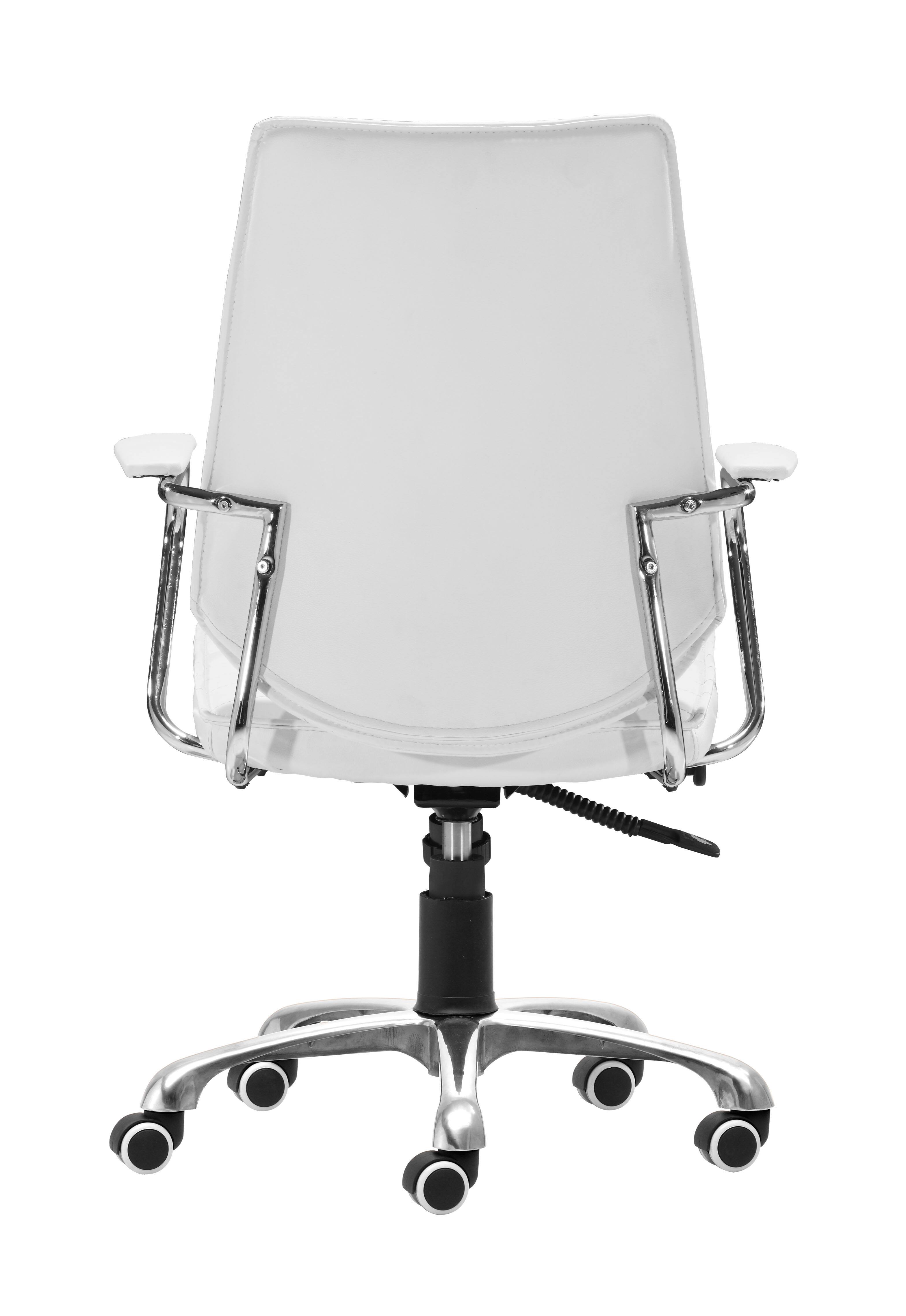 Alt View 2. Hivvago - Enterprise Low Back Office Chair White - White.