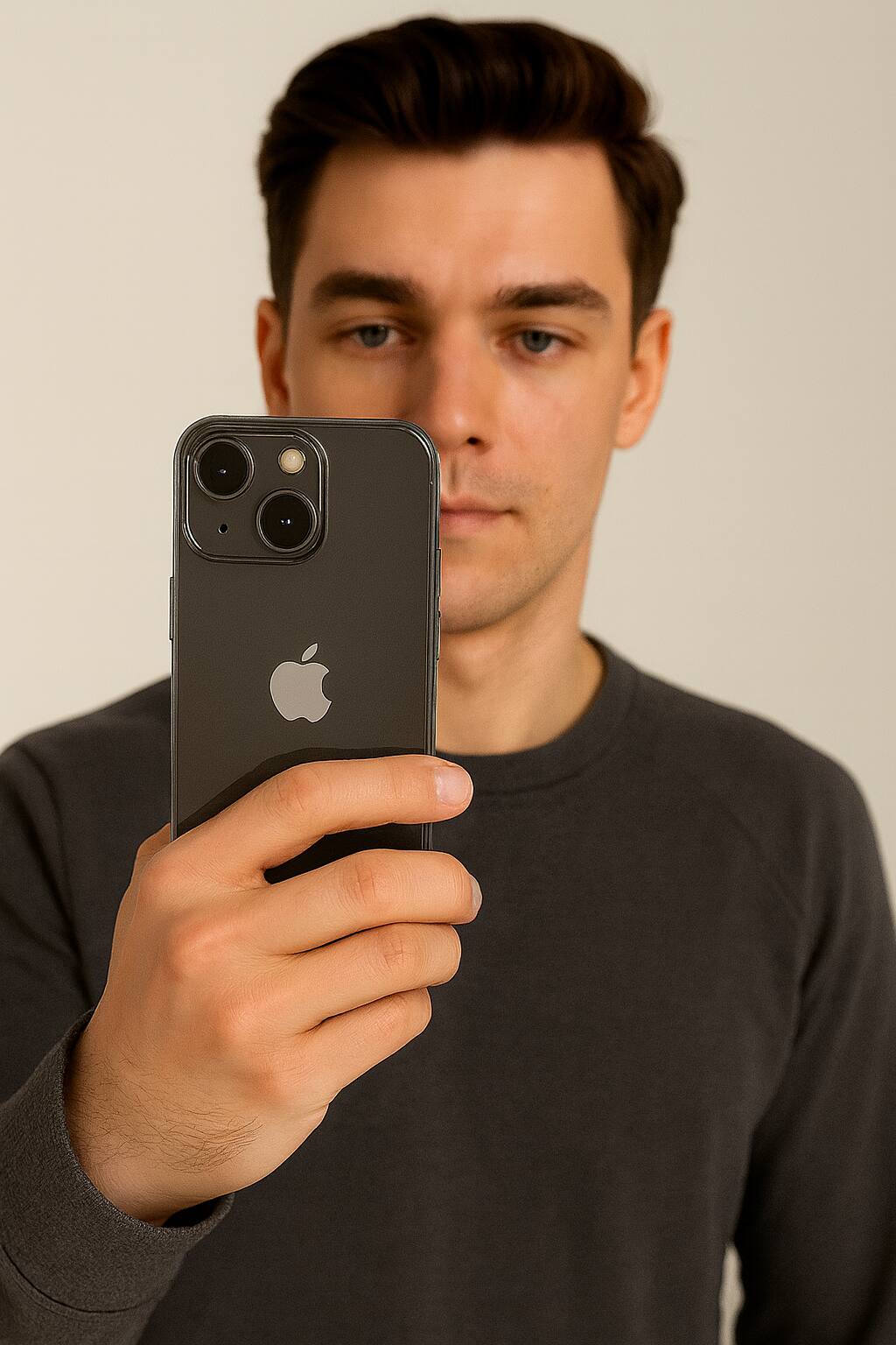 Alt View 3. SaharaCase - Venture Series Ultra Thin Case for iPhone 15 Plus - Smoke Clear - Clear.