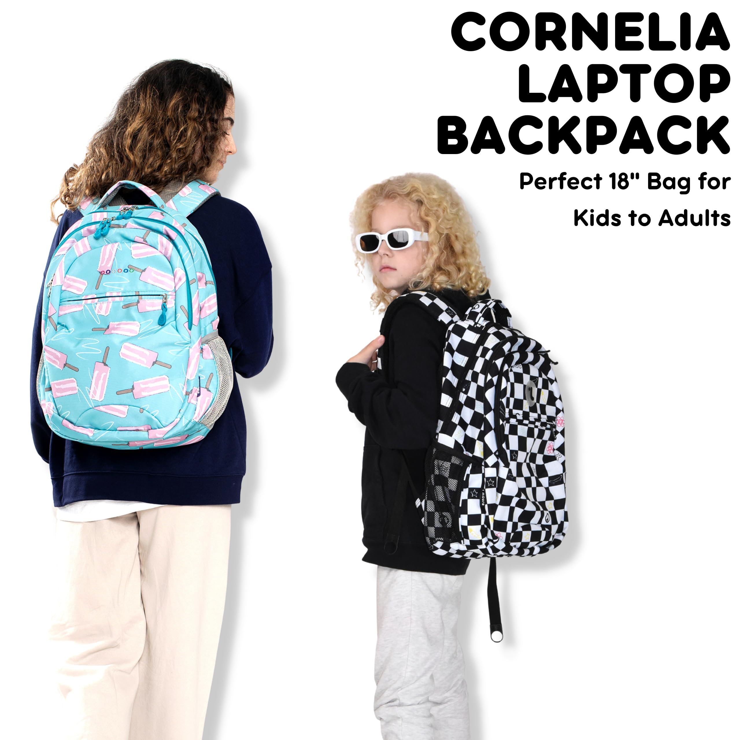 Cozy Serene Cornelia School Backpack For Kids. Cute Womens Laptop ...