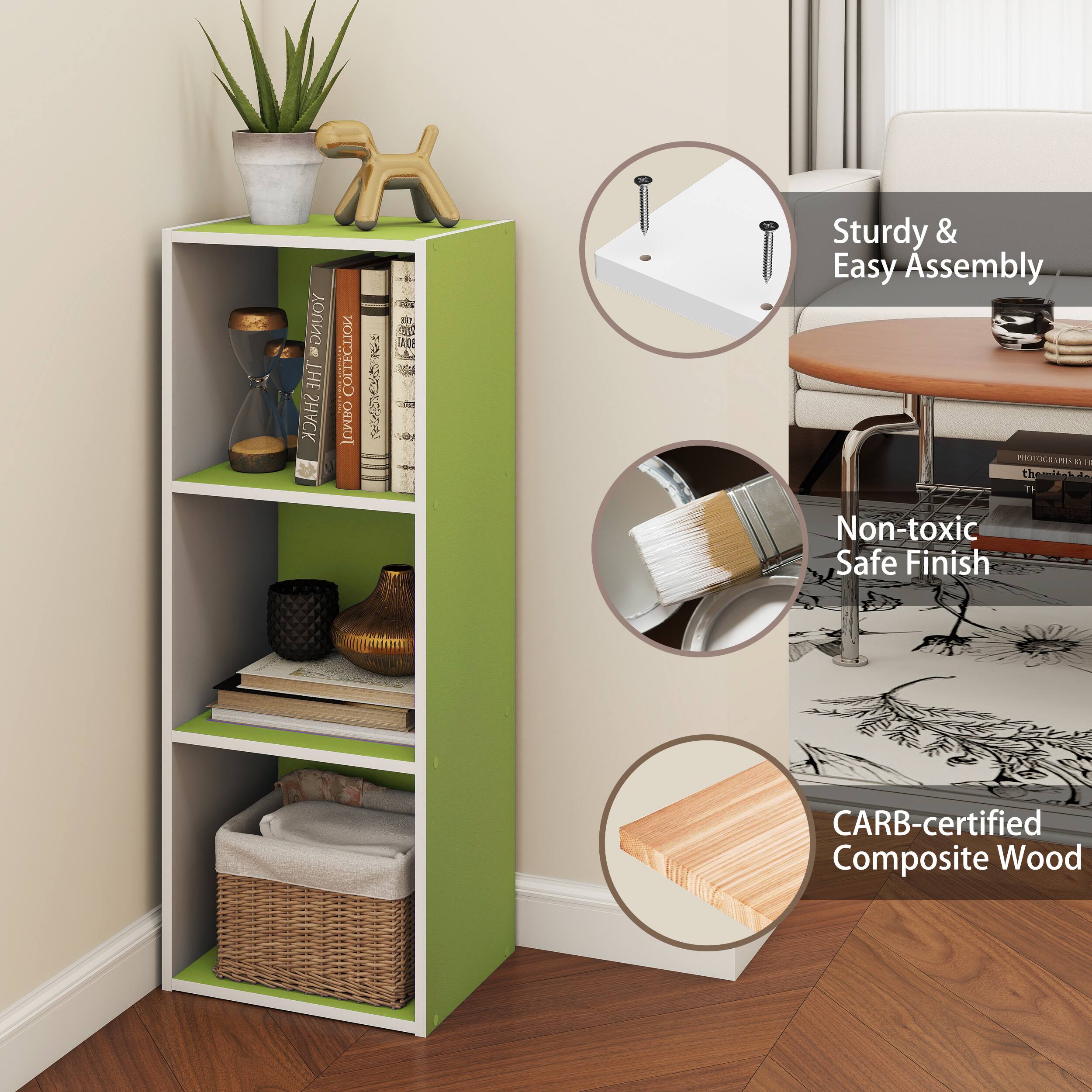 - Sturdy & Easy Assembly
- Non-toxic Safe Finish
- CARB-certified Composite Wood