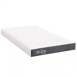 Mila 5" Narrow Twin Mattress by Modway - White