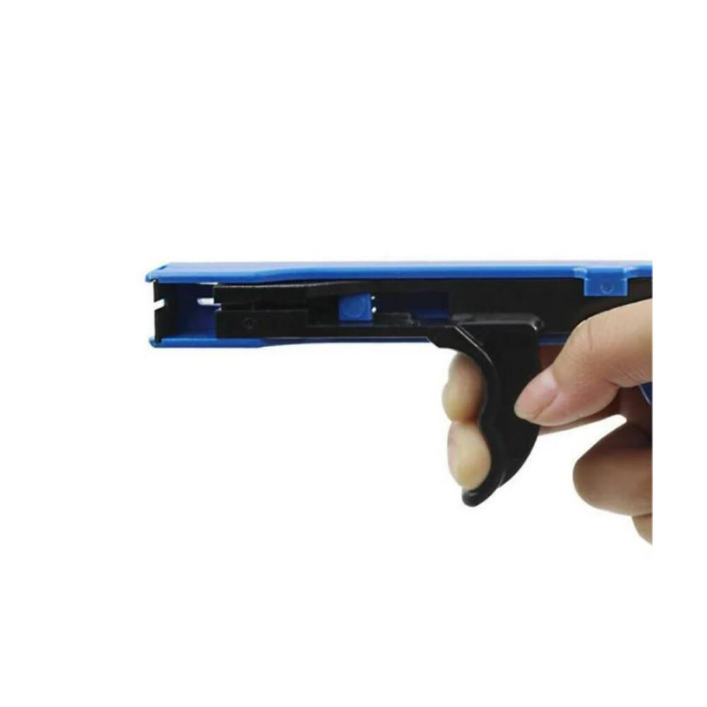 Grizzly Supply - Plastic Cable Tie Tensioning Tool, up to 18lb/.1" wide Nylon Cable Ties - Blue