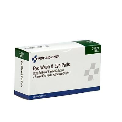 7-009 NS Eye Wash & Eye Pads  
FIRST AID ONLY  
Eye Wash & Eye Pads  
1oz Bottle of Sterile Solution, 2 Sterile Eye Pads, Adhesive Strips  
7-009 MISC  
AMERIGARD 70001001