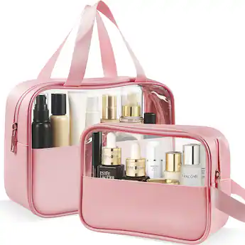 best makeup toiletry bag for travel Hudson + Bleecker Voyager Your comb Mber TSA Approved Toiletry Bag