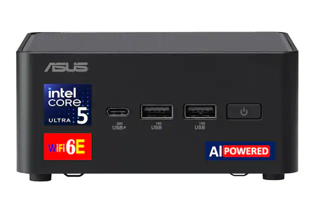 ASUS
Intel Core Ultra 5
WiFi 6E
20G USB
10G USB
10G USB
AI Powered