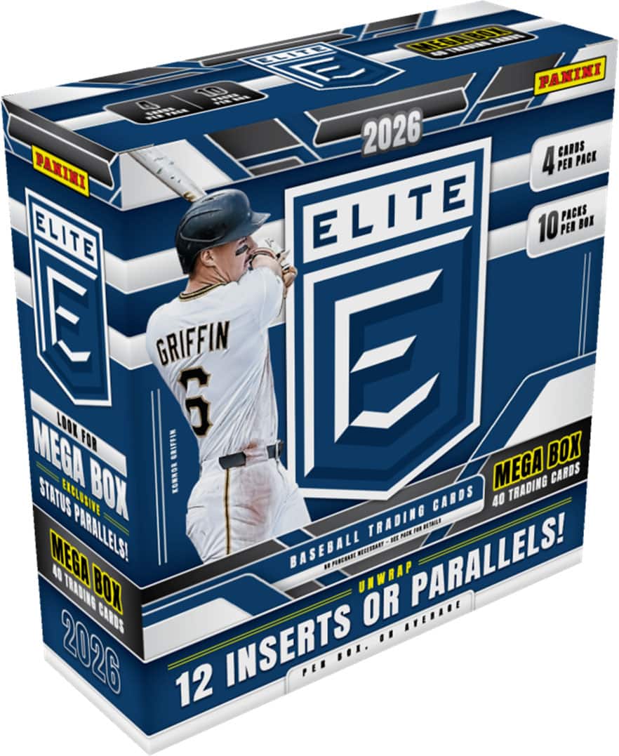 2026 Panini Donruss Elite Baseball Mega Box price history on PriceWatchPro