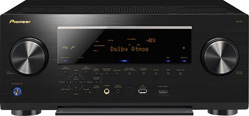 Pioneer - 560W 7.2-Ch. 4K Ultra HD and 3D Pass-Through A/V Home Theater Receiver - Black-Front_Standard 
