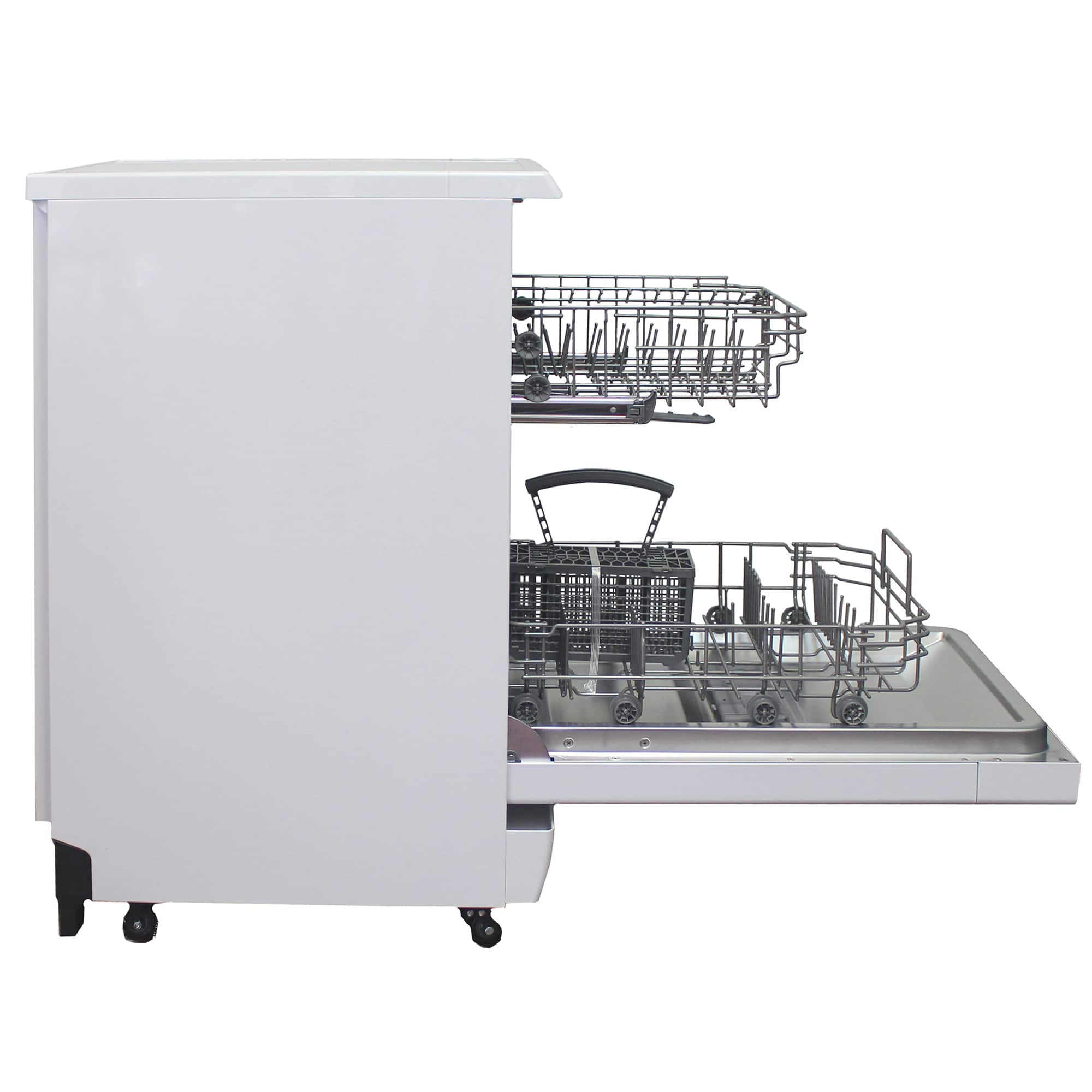 Alt View 2. SPT - 18 in. Energy Star Portable Dishwasher, White - White.