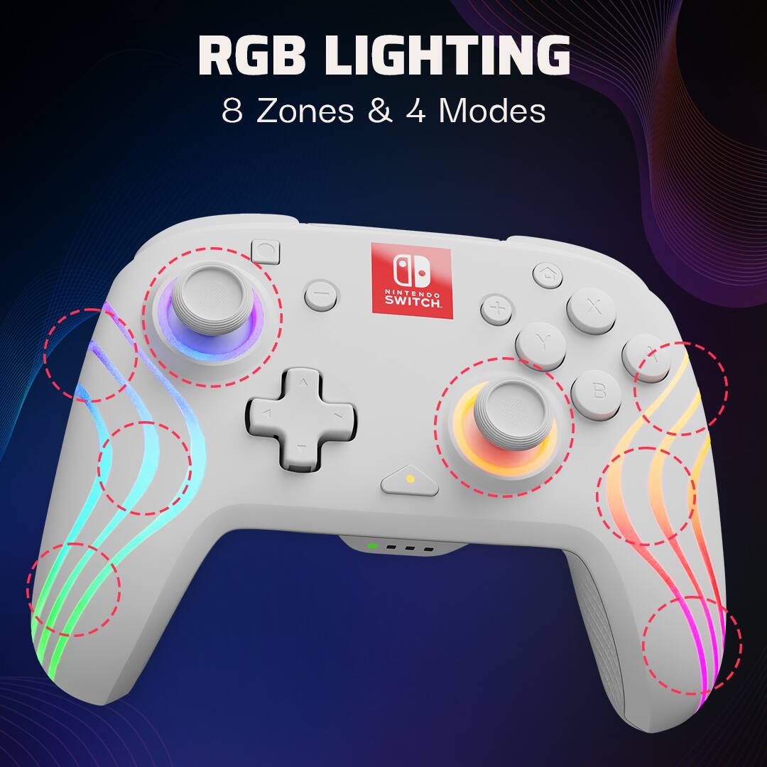 RGB Lighting 8 Zones & 4 Modes - Nintendo Switch.
