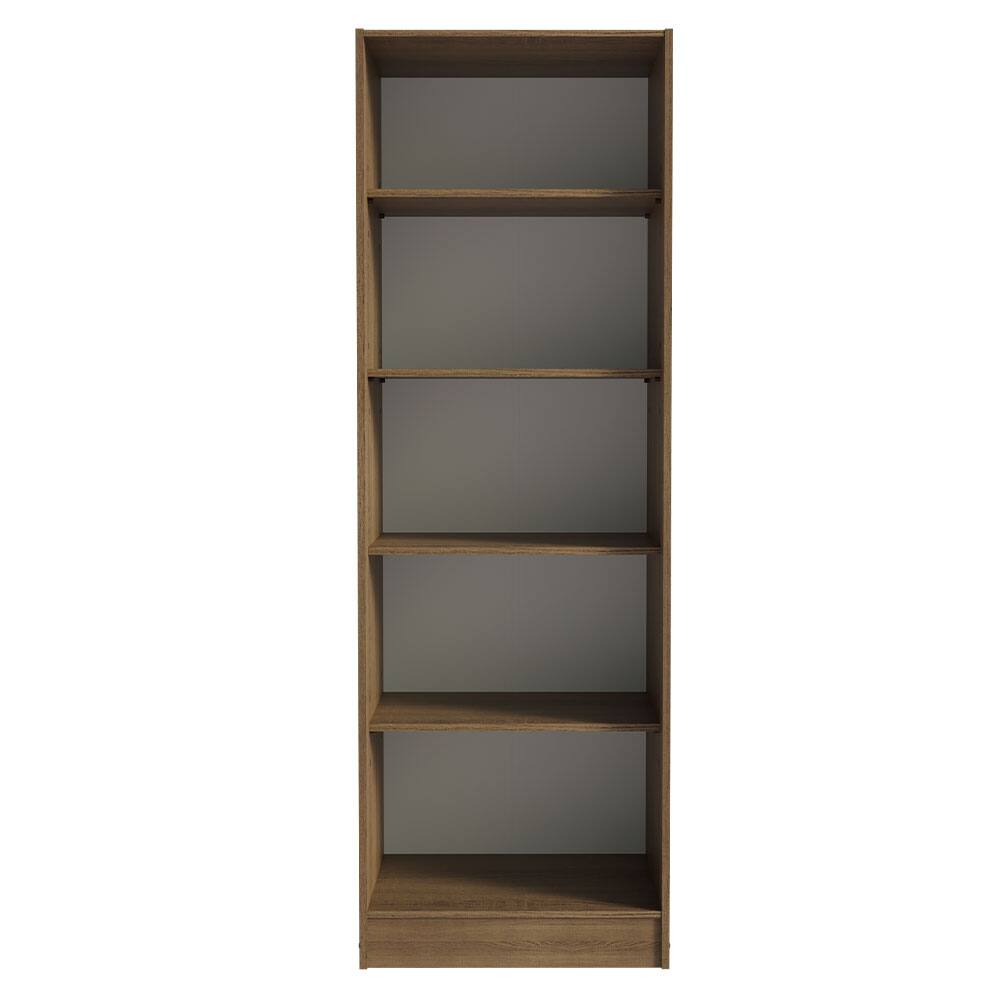 Alt View 4. Madesa - Madesa Wardrobe with 2 Doors and 4 Utility Shelves 23"L - Rustic - Brown.