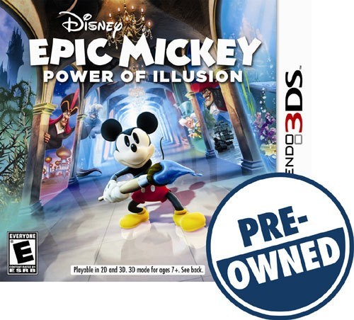  Disney Epic Mickey: The Power of Illusion — PRE-OWNED - Nintendo 3DS