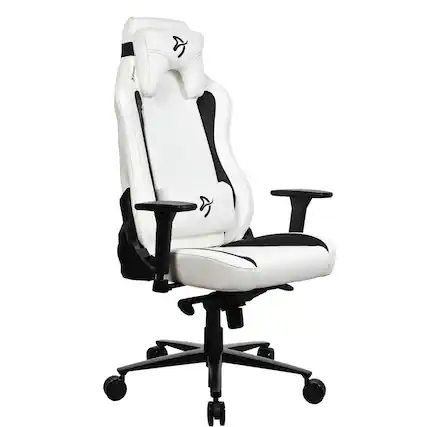 Front. Arozzi - Vernazza Soft PU Gaming Chair - White.