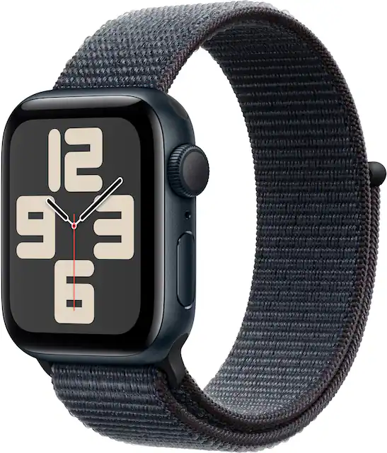 Apple Watch SE 2nd Generation GPS 40mm Aluminum Case with Ink Sport Loop Midnight 2024 MXEA3LL A Best Buy