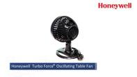 Honeywell Turbo Force Oscillating Table Fan Black HT-906 - Best Buy