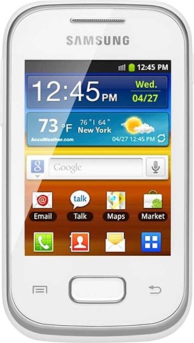  Samsung - Galaxy Pocket S5300 Cell Phone (Unlocked) - White