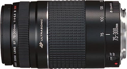 Best Buy Canon Ef 75 300mm F 4 5 6 Iii Usm Telephoto Zoom Lens Black 6472a002